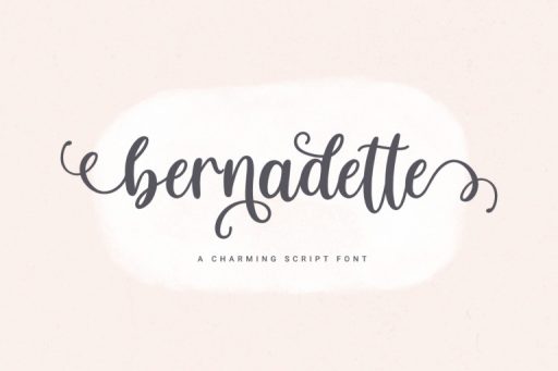 Bernadette Font - Script Business Font From Jimtype Studio