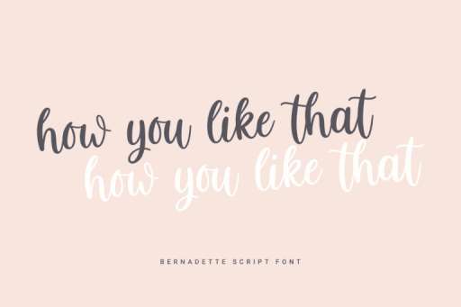 Bernadette Font - Script Business Font From Jimtype Studio