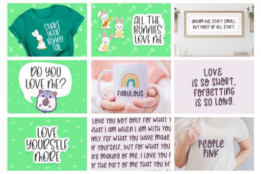 Cute Handwritten Font Bundle - Font From Jimtype Studio