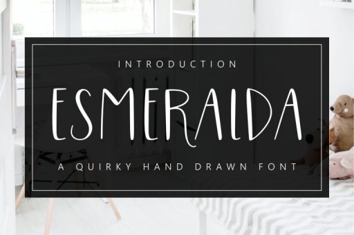 Esmeralda Font - Handwriting Font From Jimtype Studio