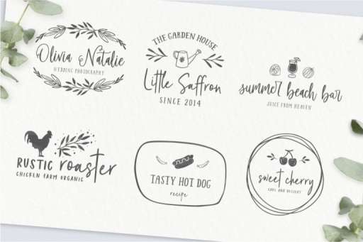 Felichiya Collection Font - Premade Logo Framhouse Theme