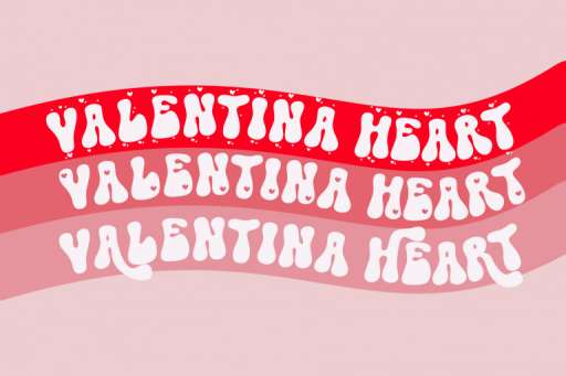 Groovy Heart Font - Valentine Font Jimtype Studio