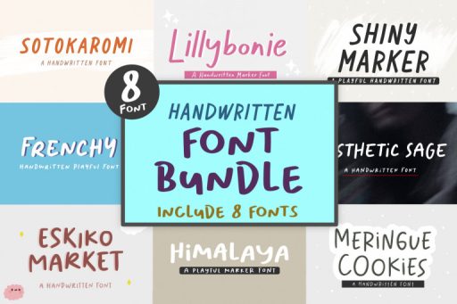 Handwritten Font Bundle