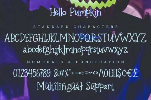 Hello Pumpkin Font - Halloween Font From Jimtype Studio