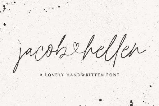 Jacob & Hellen - Wedding Business Font Jimtype Studio