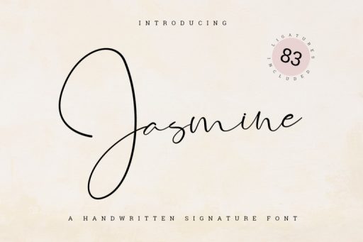 Jasmine Font - Script Business Font From Jimtype Studio