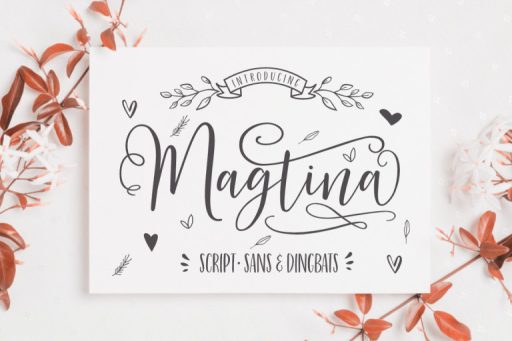 Magtina Font - Premade Logo Business Font From Jimtype Studio