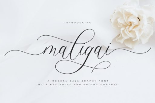 Maligai Font - Wedding Business Font From Jimtype Studio