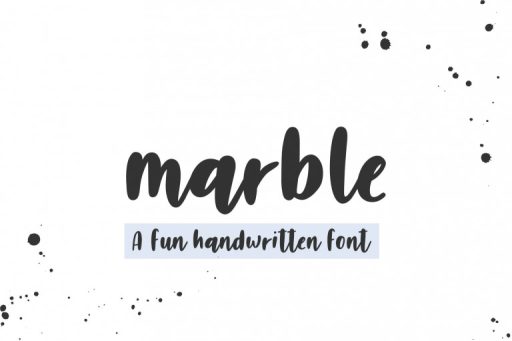 Marble Font - Handwriting Business Font Jimtype Studio