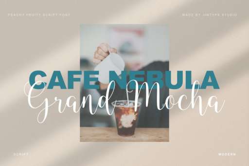 Peachy Fruity Font - Script Business Font Jimtype Studio