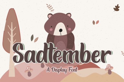 Sadtember Font - Handwriting Business Font From Jimtype Studio