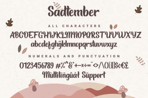 Sadtember Font - Handwriting Business Font From Jimtype Studio