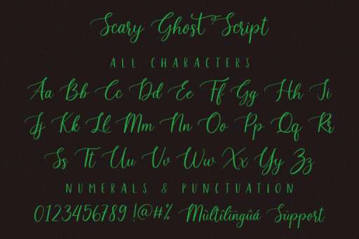 Scary Ghost Font - Halloween Font From Jimtype Studio