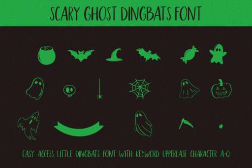 Scary Ghost Font - Halloween Font From Jimtype Studio
