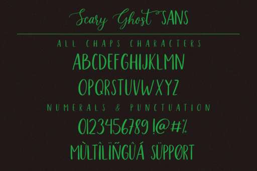 Scary Ghost Font - Halloween Font From Jimtype Studio