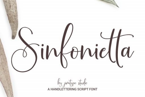 Sinfonietta Font - Script Business Font From Jimtype Studio