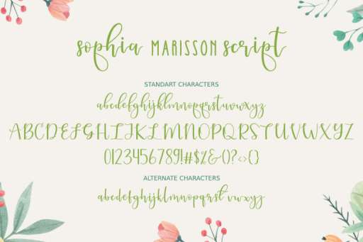 Sophia Marisson Font - Wedding Business Font Jimtype Studio