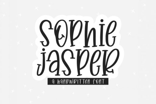 Sophie Jasper Font - Farmhouse Font From Jimtype Studio