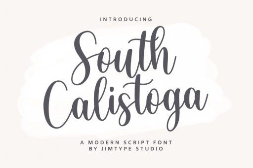 South Calistoga Font - Script Business From Jimtype Studio