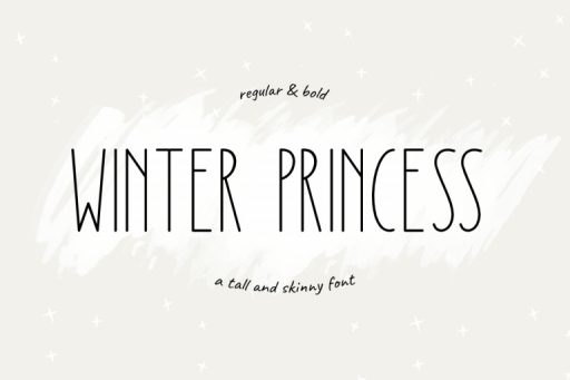 Winter Princess Font - Farmhouse Font From Jimtype Studio