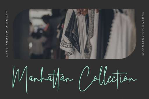 Antonio Melody Signature Font From Jimtype Studio