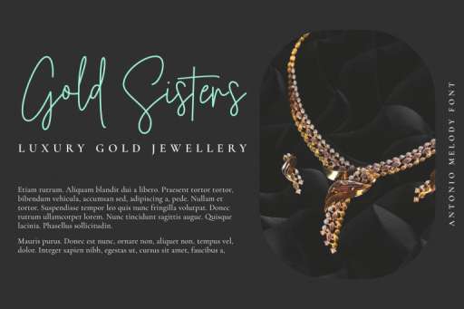 Antonio Melody Signature Font From Jimtype Studio