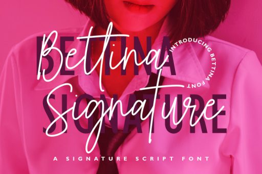 Bettina Signature Font Business Purpose