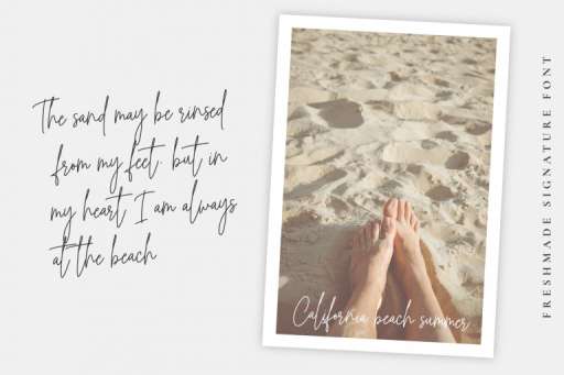 Freshmade Signature Font Business Purpose