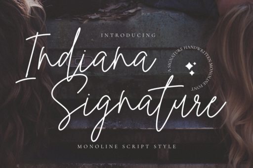 Indiana Signature Font Business Purpose
