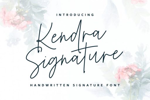 Kendra Signature Font Business Purpose
