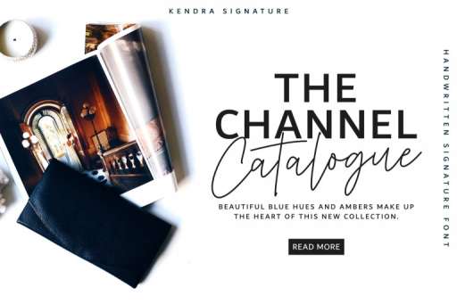 Kendra Signature Font Business Purpose