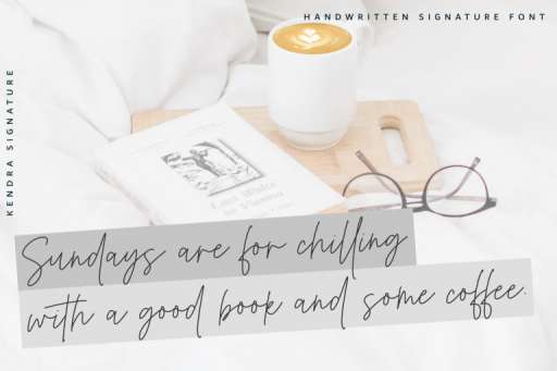 Kendra Signature Font Business Purpose