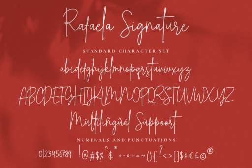 Rafaela Signature Font From Jimtype Studio