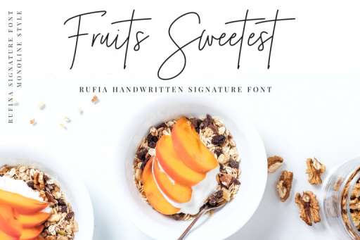 Rufina Signature Font Business Purpose