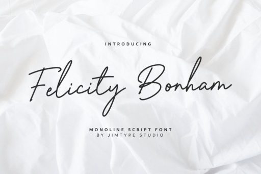 Felicity Bonham Font - Business Branding Font - Jimtype Studio