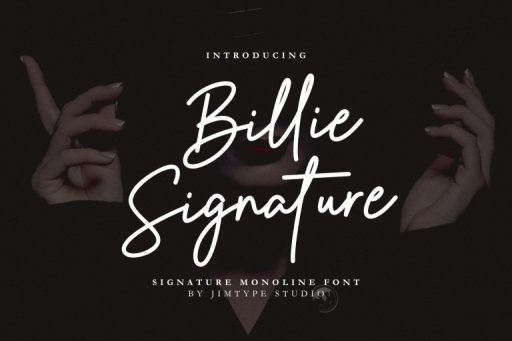 Billie Signature - Business Branding Font - Jimtype Studio