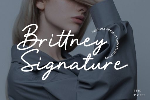 Brittney Signature Font - Business Branding Font - Jimtype Studio