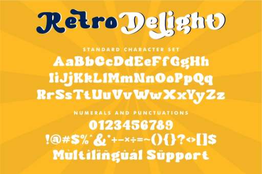 Retro Delight - Groovy Business Font Jimtype Studio