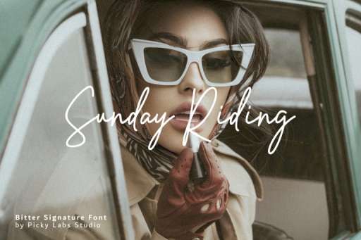 Bitter Signature Font - Business Branding Font From Jimtype Studio