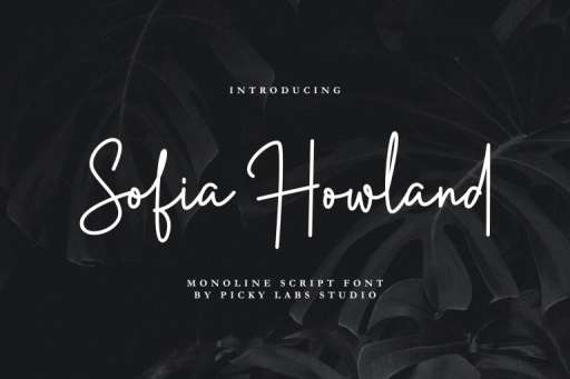 Sofia Howland Font - Business Branding Font From Jimtype Studio