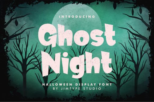 Ghost Night - Halloween Font From Jimtype Studio