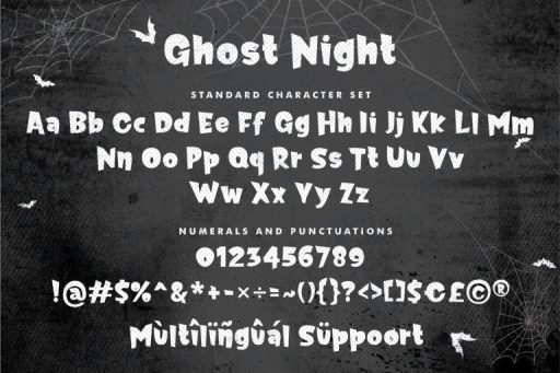 Ghost Night - Halloween Font From Jimtype Studio