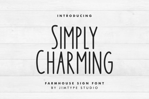 Simply Charming - Tall and Skinny Font Jimtype Studio