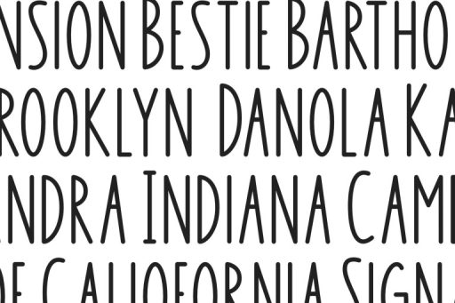 Simply Charming - Tall and Skinny Font Jimtype Studio