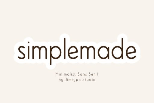 Simplemade - Farmhous Sign Font from Jimtype Studio