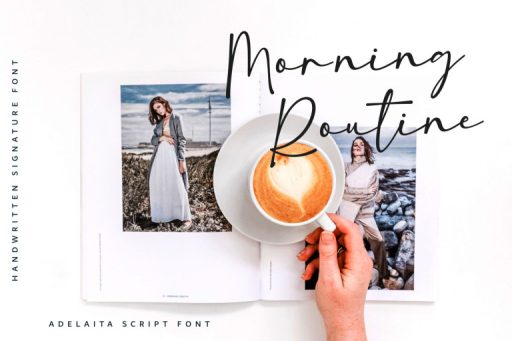 Adelaita Script - Cute Branding Font from Jimtype Studio