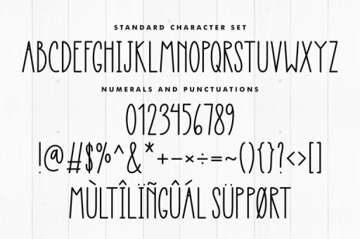 Salt Shaker Font - Tall and Skinny Font from Jimtype Studio