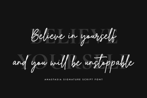 Anastasia Script Font - Business Branding Font from Jimtype Studio