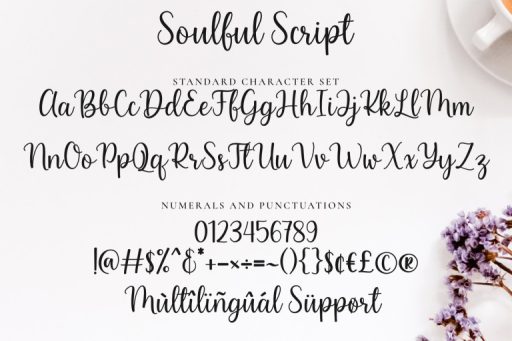 Soulful Script Font - Wedding Branding Font from Jimtype Studio