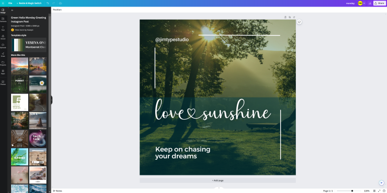 How to Access Ligature on Canva Pro Jimtype Studio